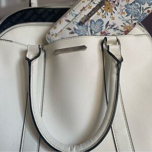 Great condition,set of 2pc-Steve Madden Bowler bag & Floral wallet-Blue & Yellow